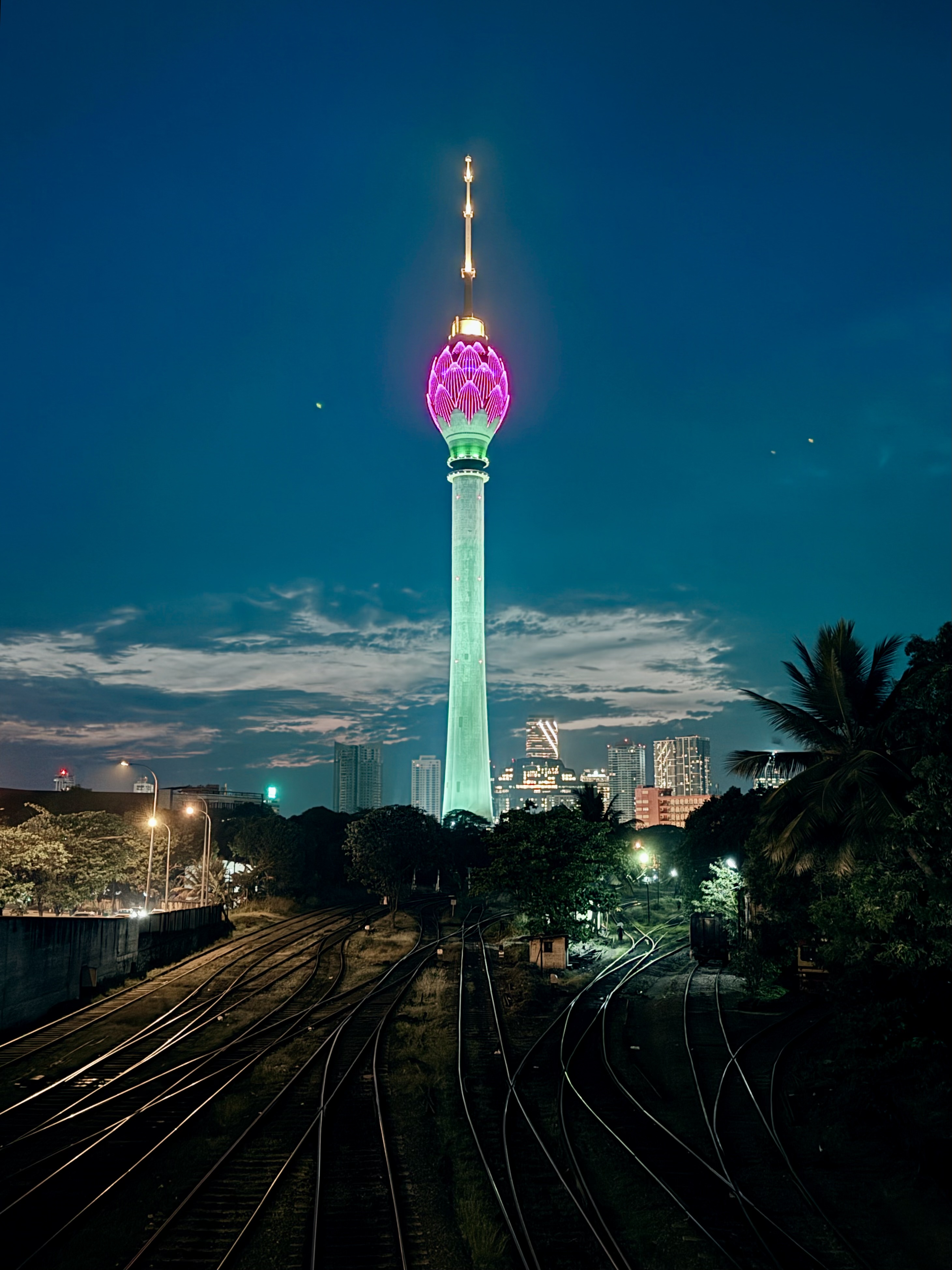 The iconic Lotus Tower in Colombo